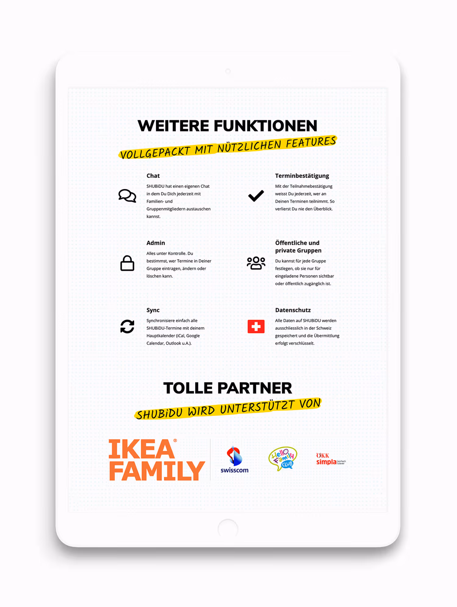 Webdesign für Start-up Schweiz