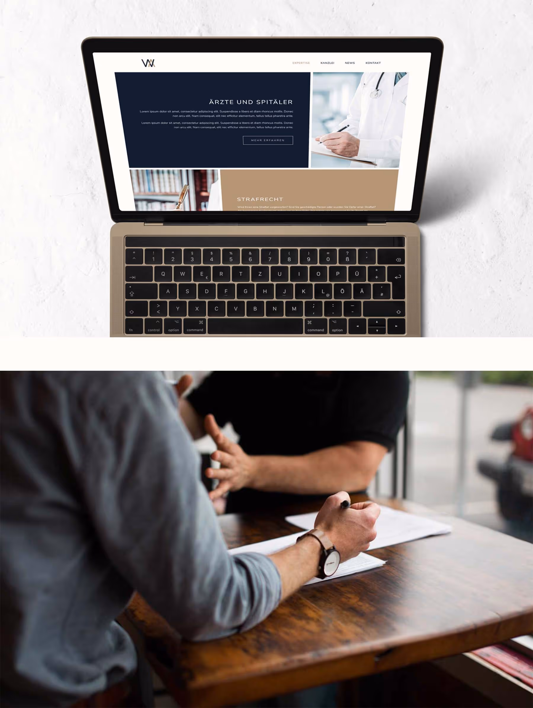 Webdesign Schweizer Anwaltskanzlei