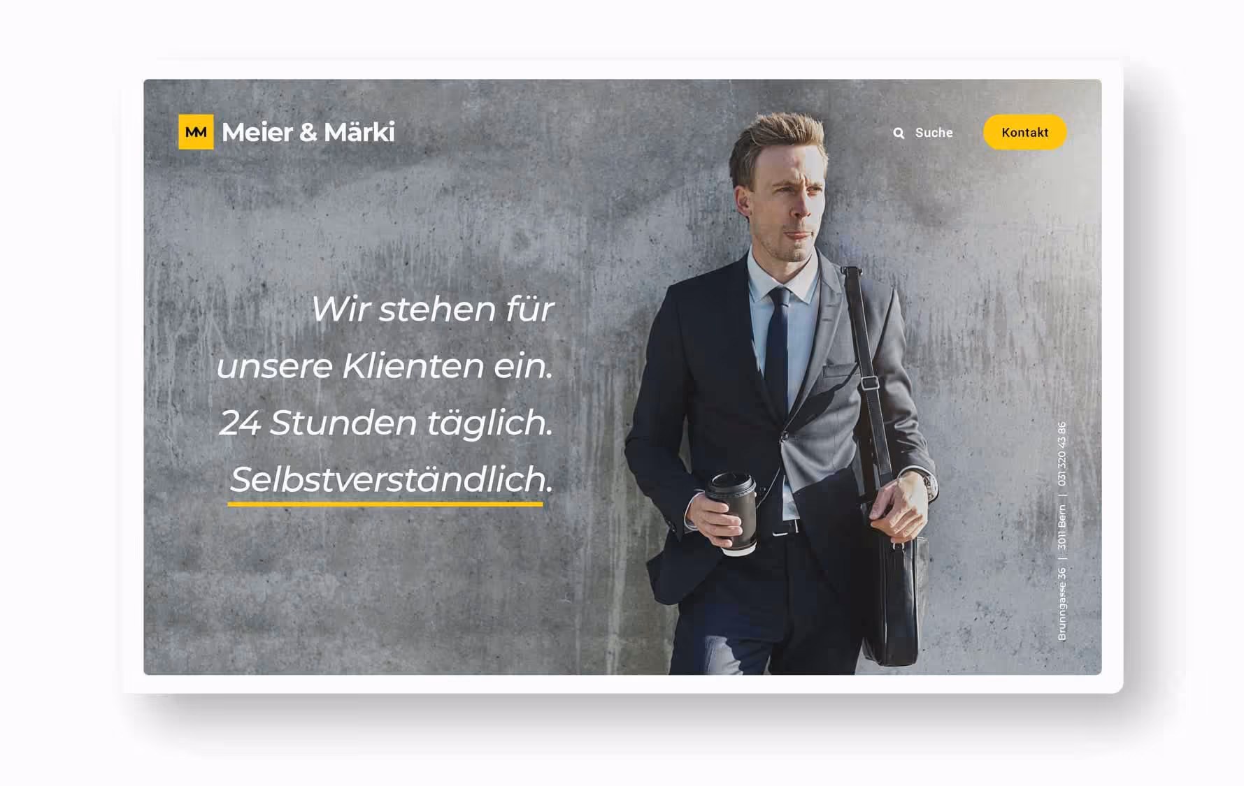 Webdesign Schweizer Anwaltskanzlei