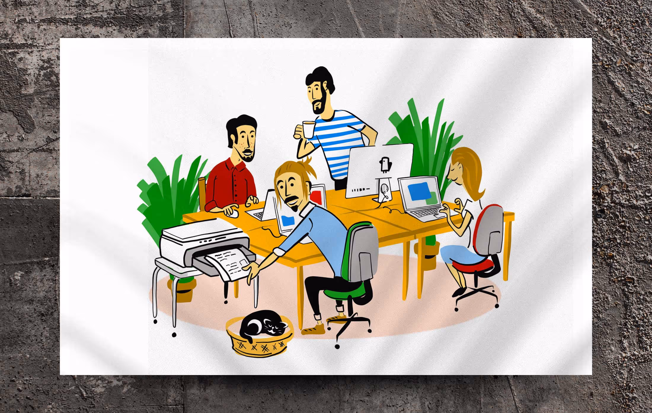 Illustration für Schweizer KMU