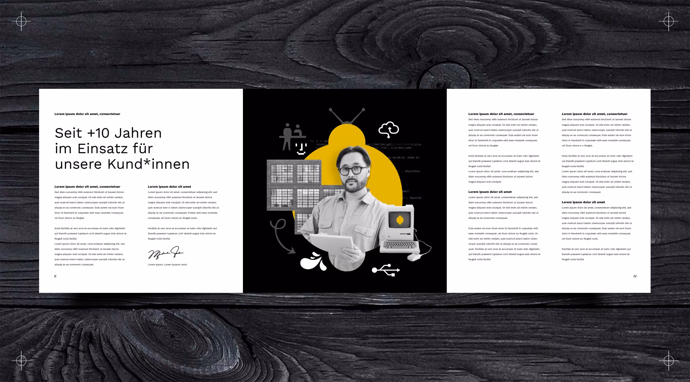 Flyerdesign für CH IT-Firma