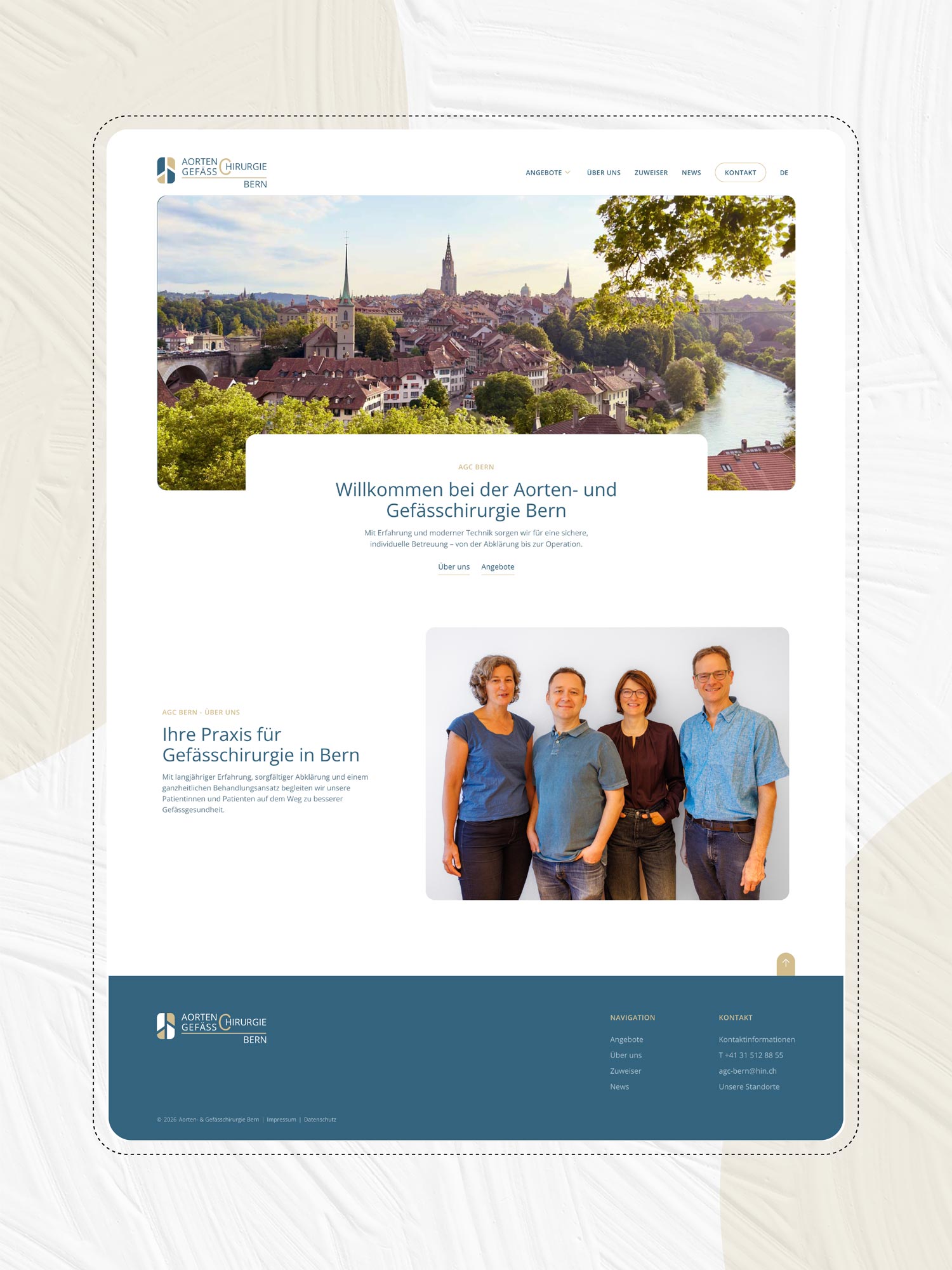 Webdesign Arztpraxis Bern