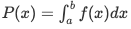 probability density function