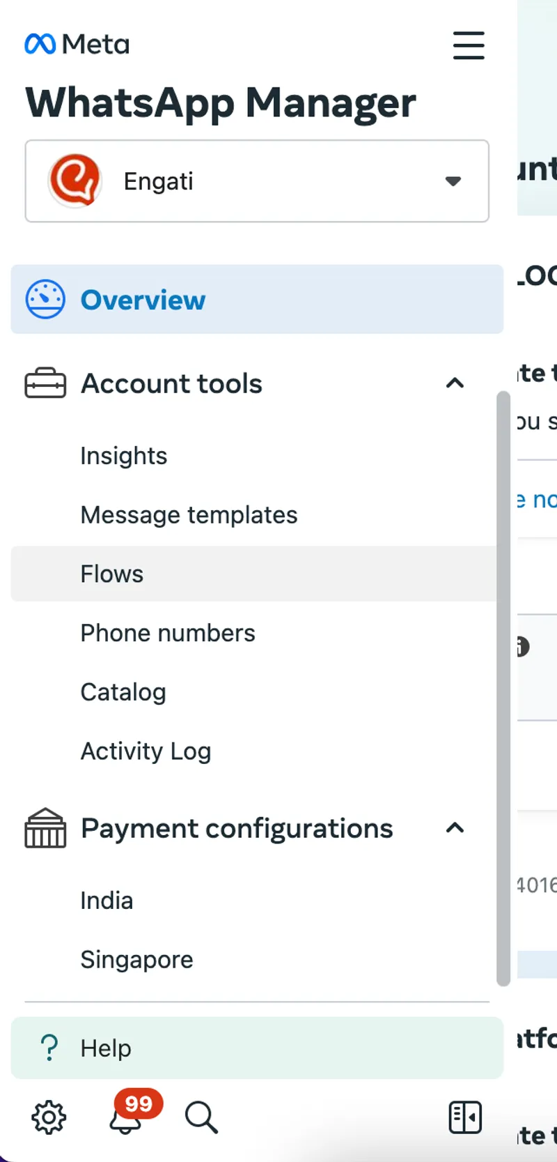 select payment configuration