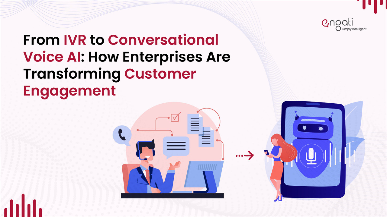 Title banner for an article on the future of voice AI in customer engagement.