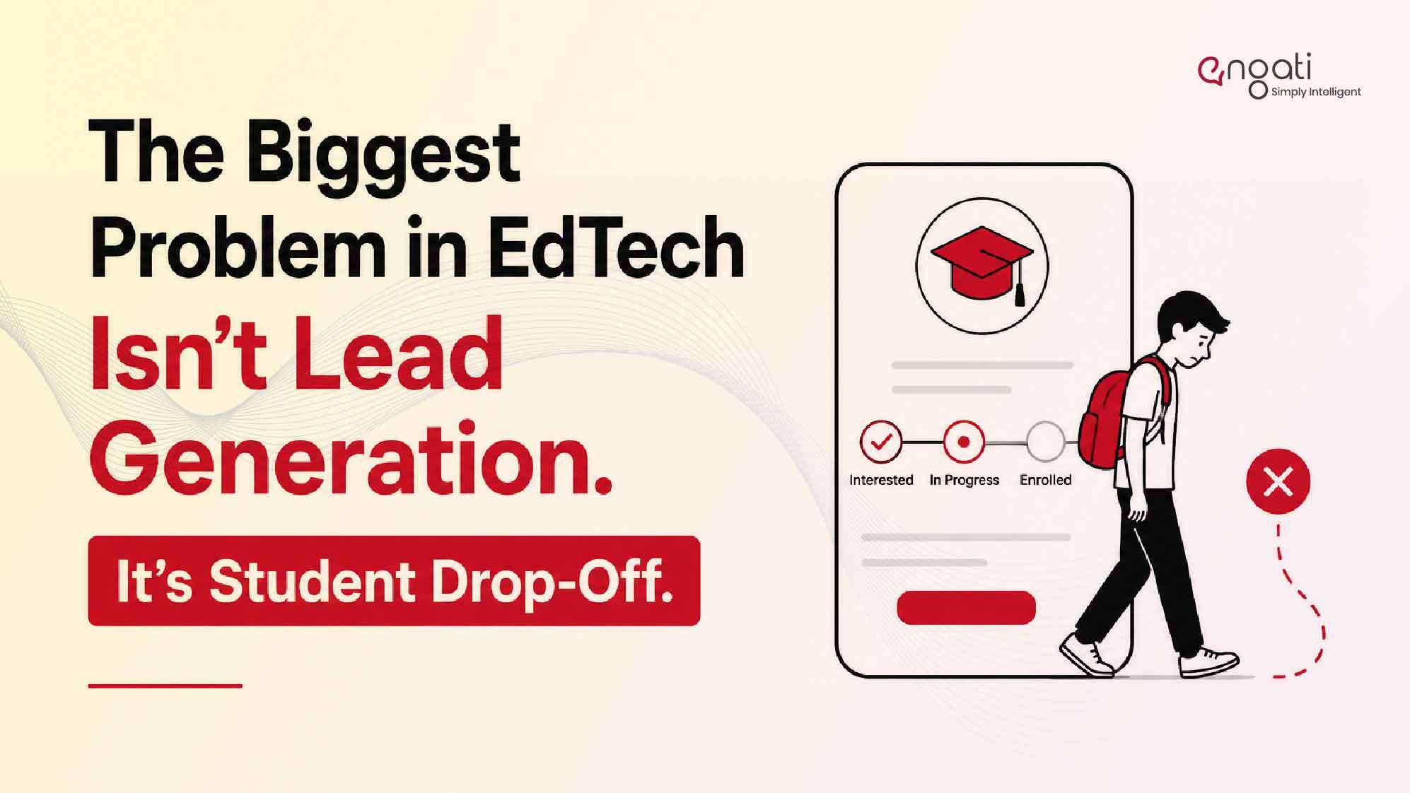 AI-powered student engagement and enrollment automation platform for EdTech institutions