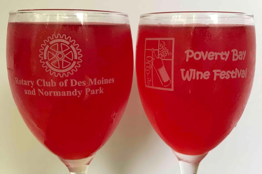 Donate $50 and Get Two Wine Glasses