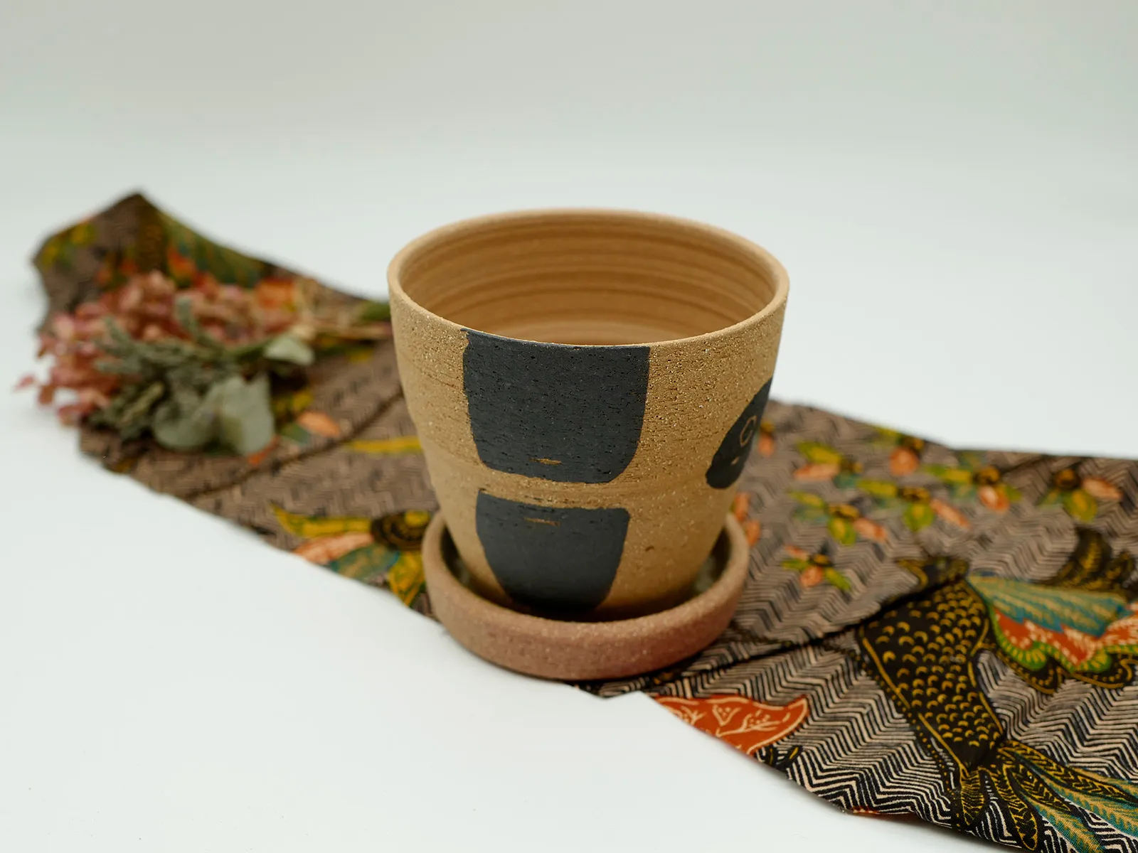 Pot de fleur & soucoupe II