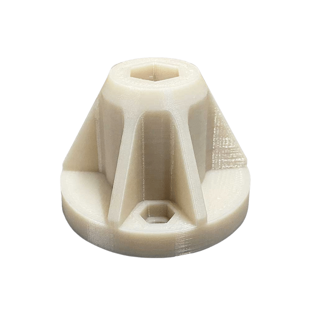 pieza resistente a los esfuerzos mecanicos con impresion 3D y con filamento PC/ABS