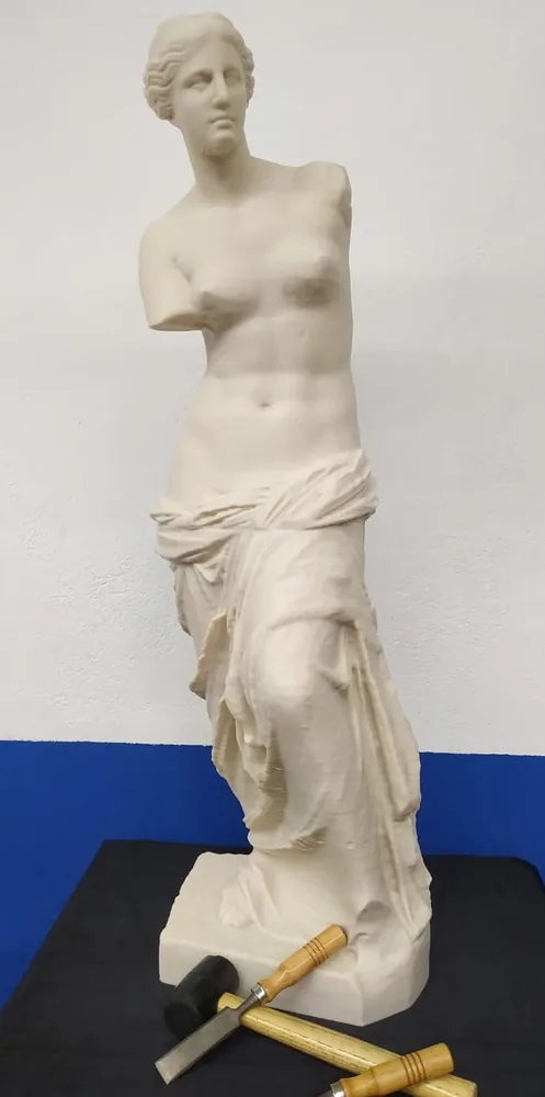 Réplica de la Venus de Milo impresa en 3D