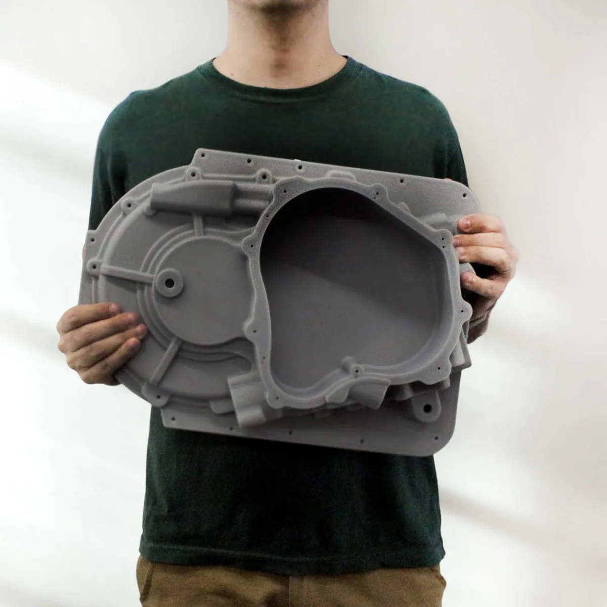 Pieza industrial de gran volumen impresa en 3D con impresora T-600 Trideo
