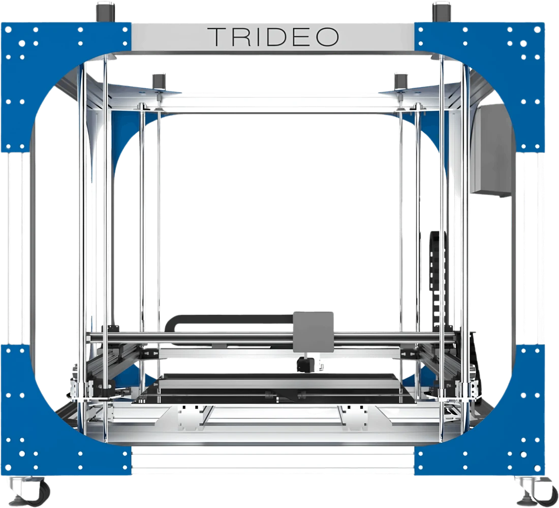 Impresora 3D industrial Big T TRIDEO formato XXL 1000×1000×1000 mm con extrusor Typhoon de alto flujo
