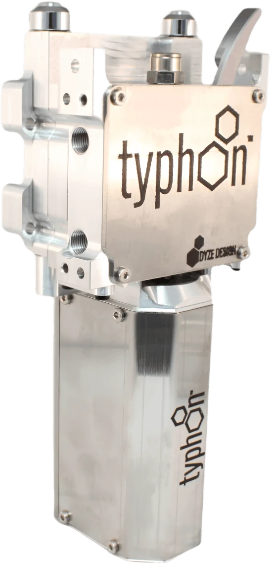 Extrusor Dyze Typhoon de alto flujo 200 mm3/s para impresora 3D Big T