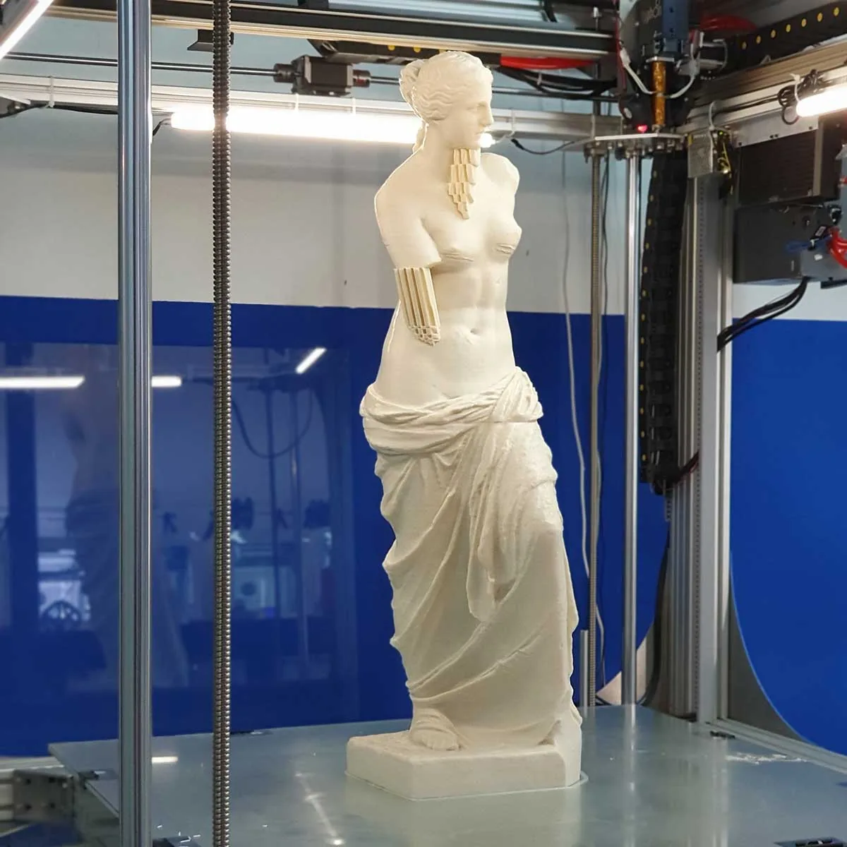 Réplica de la Venus de Milo de gran formato impresa en 3D en Buenos Aires