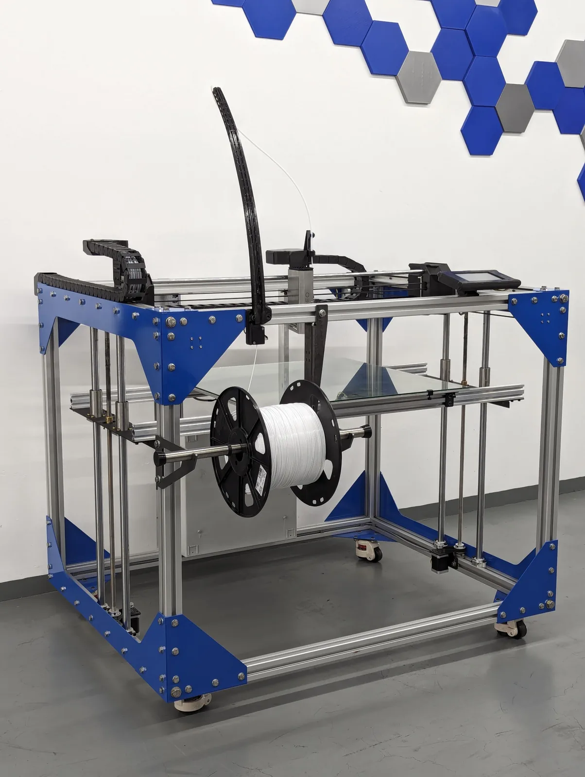 Chasis y estructura completa de la impresora 3D industrial T-600 de gran volumen