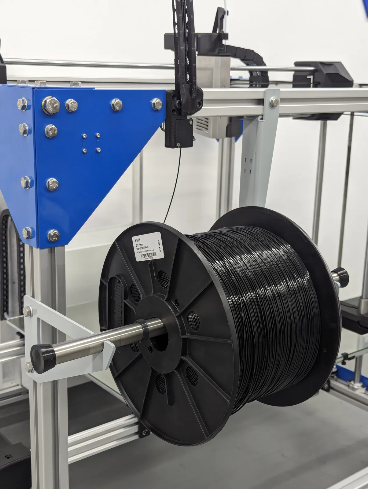 Estructura reforzada y portabobinas de la impresora 3D industrial T-600 de gran volumen