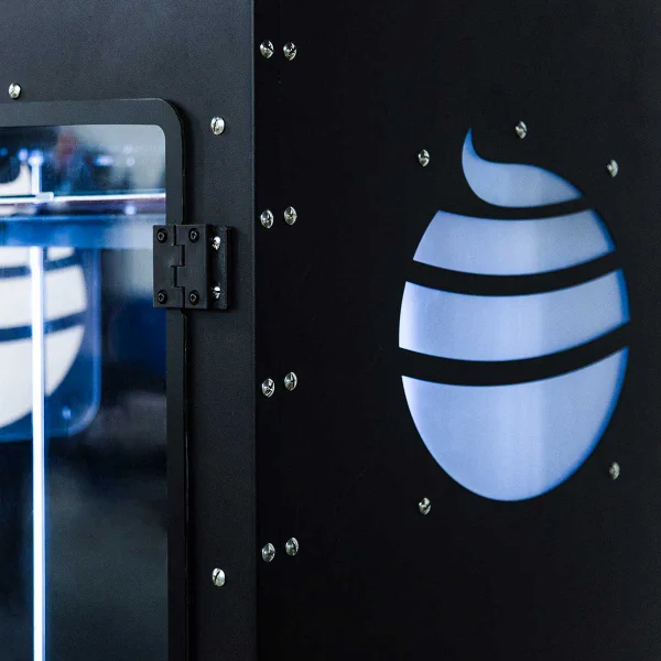 Dual T 3D Printer: Side View in Perspective