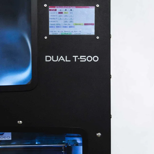 Dual T 3D Printer Control Touchscreen