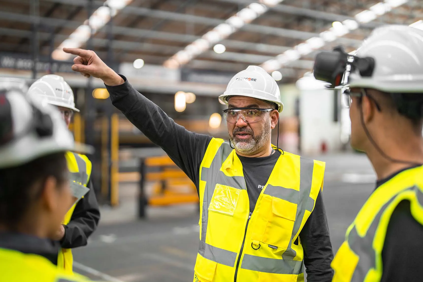 Portret van een ProfCore medewerker, fotografie uit de content shoot