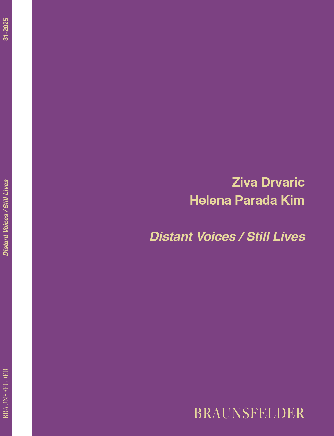 Catalogue: Distant Voices / Still Lives