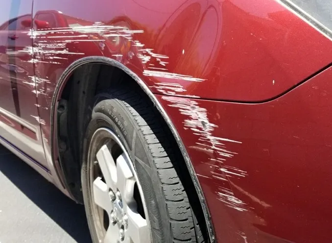 Toyota Fender Scratch Repair 