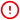 Red circle containing a white lowercase letter i and an exclamation mark, indicating important information or alert.