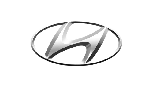 Hyundai silver H logo