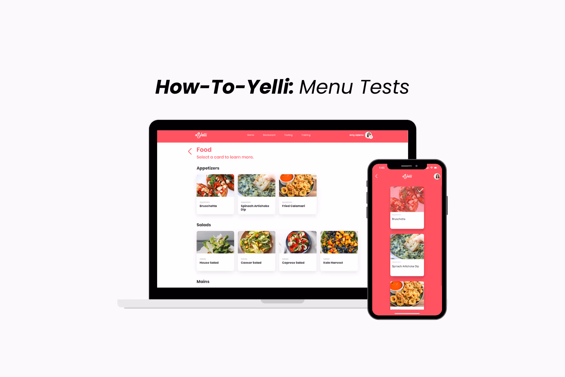 How-to-Yelli: Menu Tests