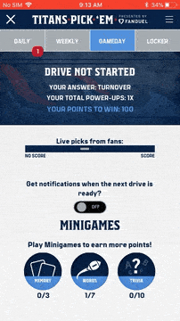 Words game play animation