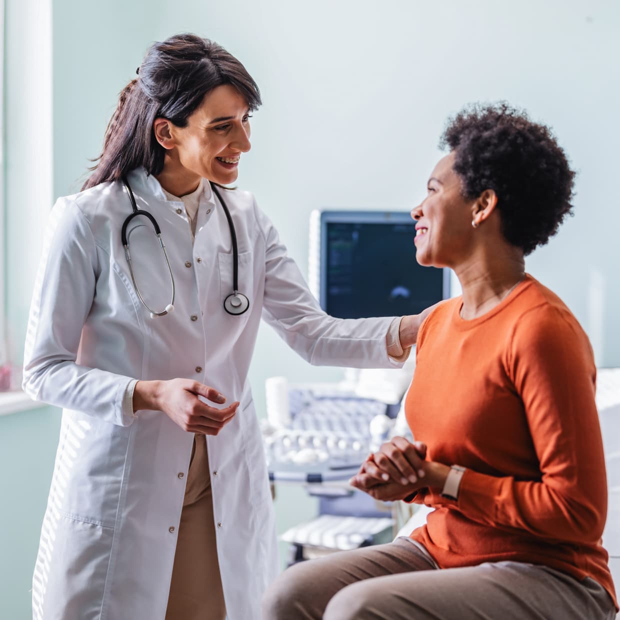 Doctor consulting a patient