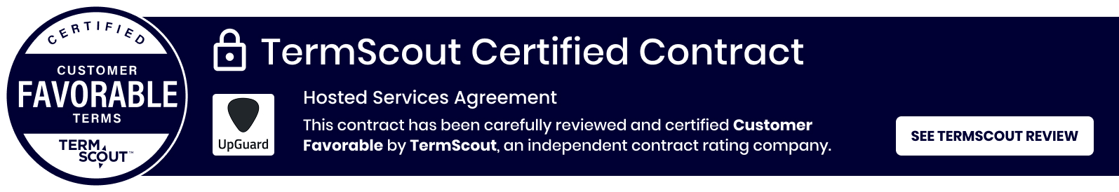 TermScout Certified Contract