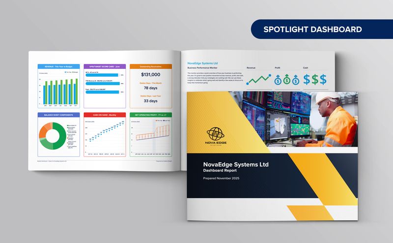 Sample reporting report cover