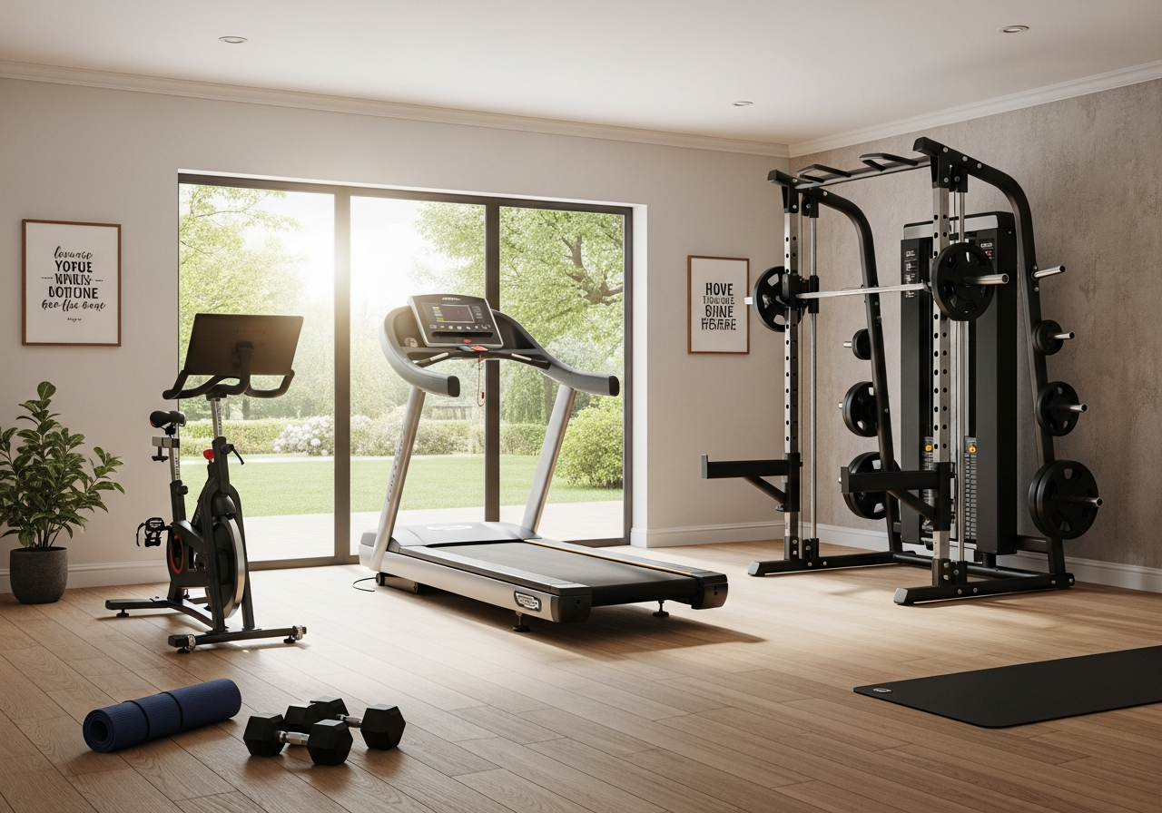 ห้องฟิตเนสในบ้าน 