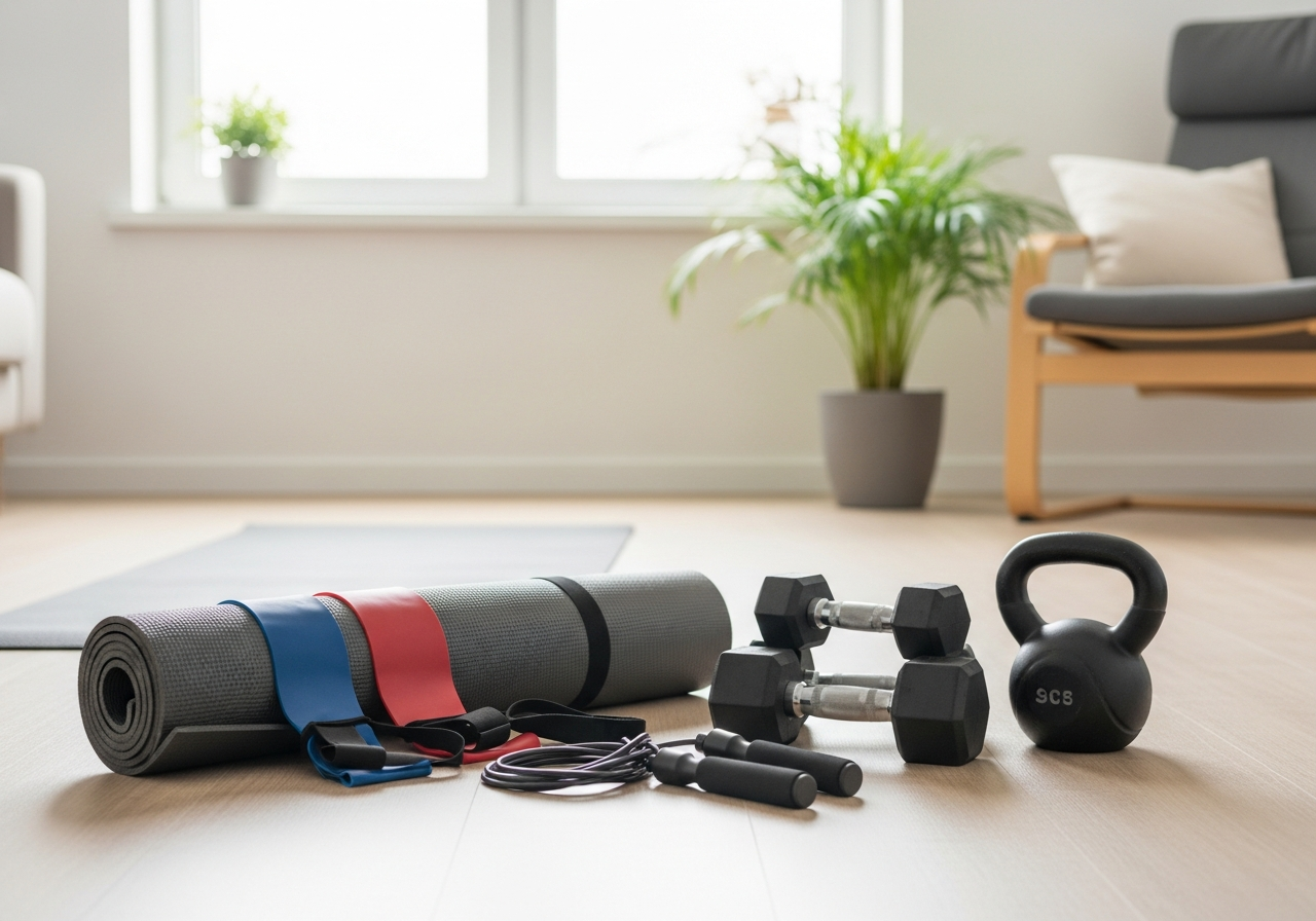 ห้องฟิตเนสในบ้าน งบประหยัด