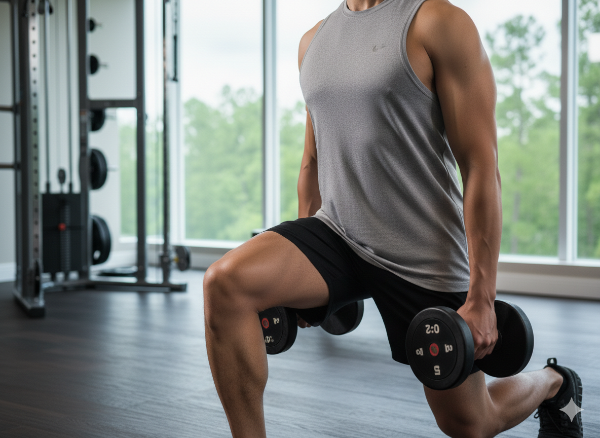 Leg Lunge ได้กล้ามเนื้อส่วนไหน