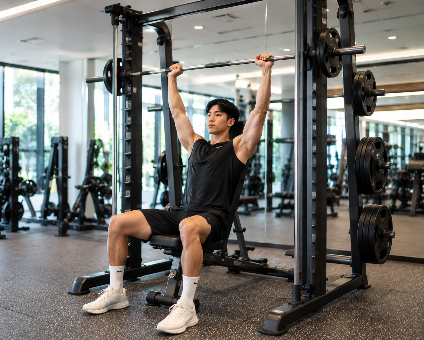 Smith Machine Shoulder Press