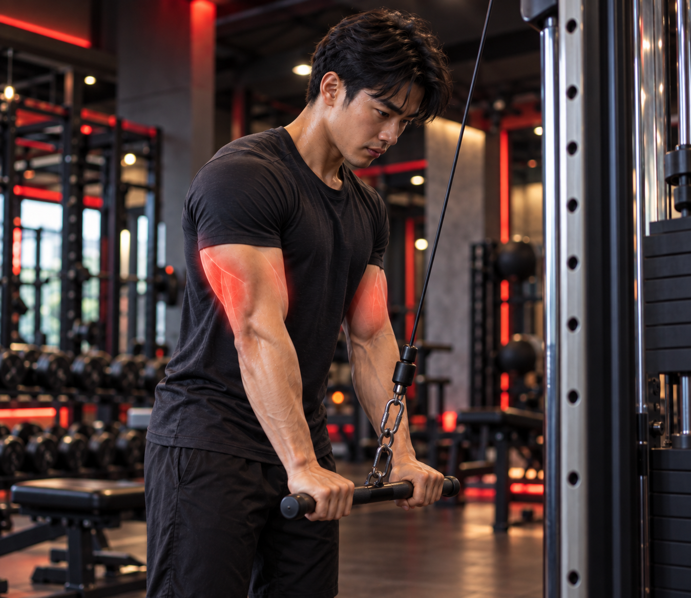 Tricep Pushdown ได้ส่วนไหน