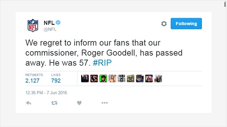 NFL Twitter hacked and defaced after social media employee's password compromised.