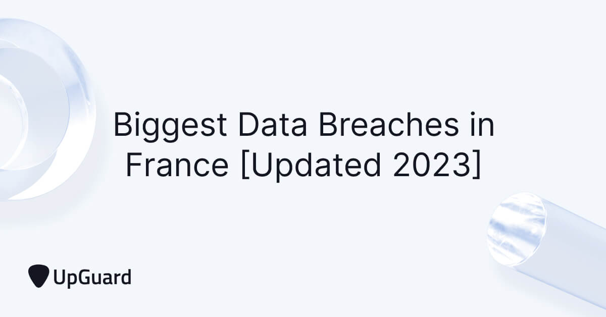 Biggest Data Breaches in France [Updated 2025] | UpGuard