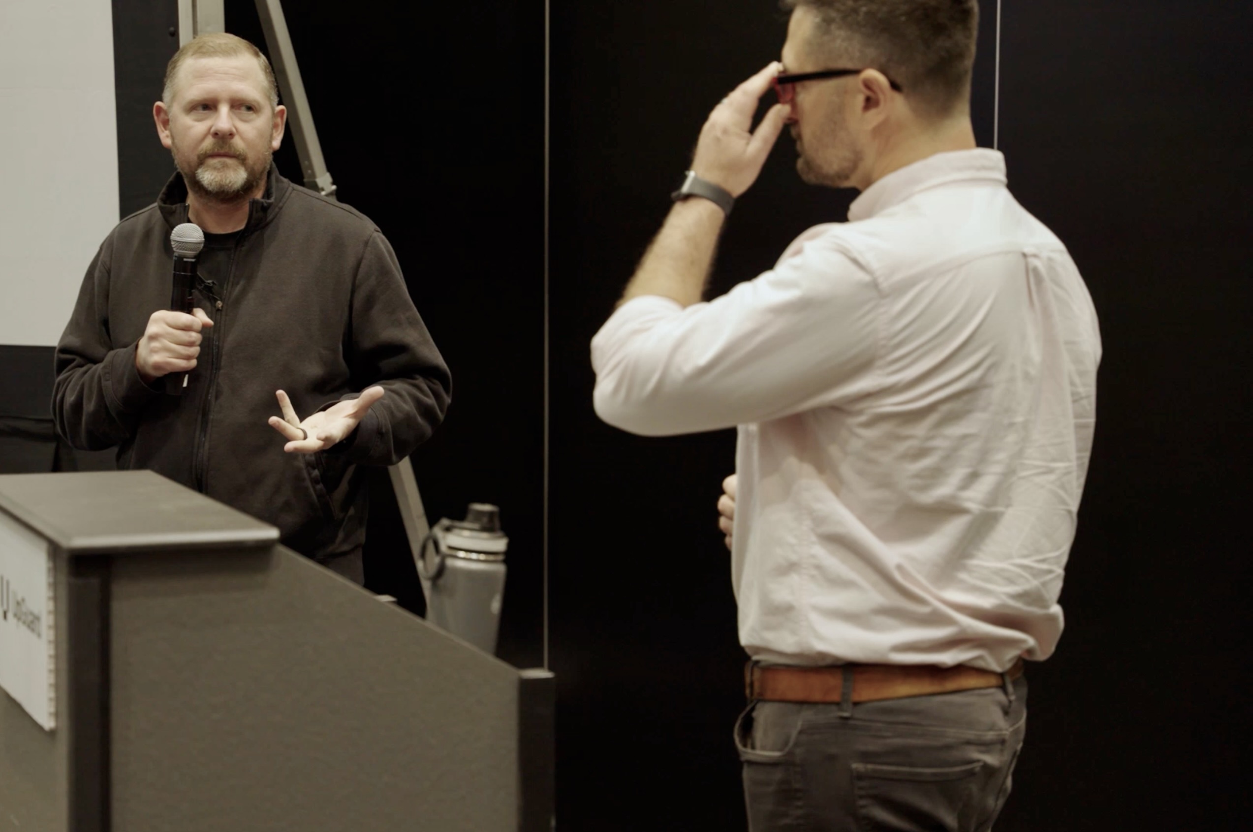 portrait of Greg Pollock and Nick Gicinto talking about how to survive and avoid a ransomware attack at RSAC2026