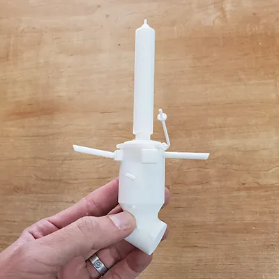 model as result of 3d technology