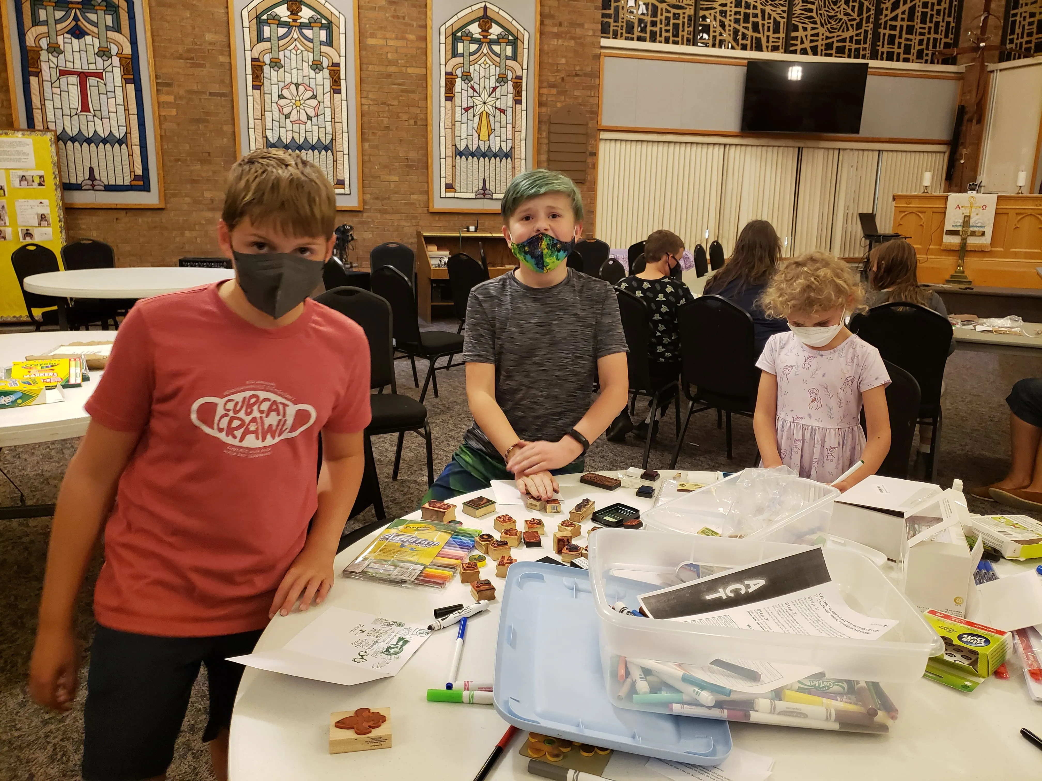 Children are playing at Kid's Club of Grace Lutheran Church