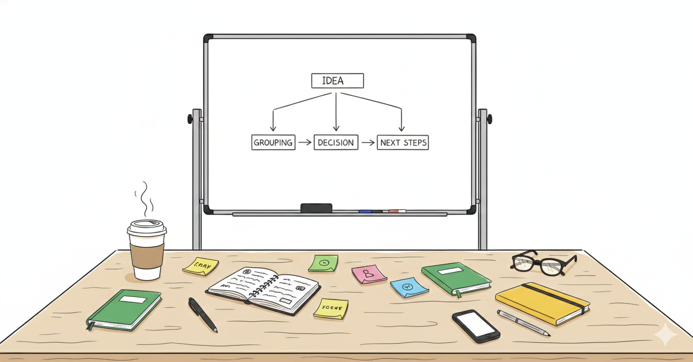 Journey Mapping Workshop Whiteboard