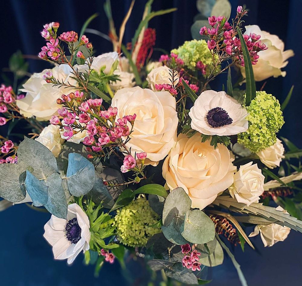 Mothers Day Flowers- the white & pink one