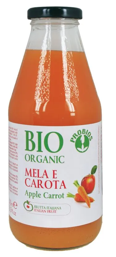 JABOLČNI IN KORENČKOV SOK BIO 500ml | 3306 | Prehrana | EKO Spletna Trgovina Živa