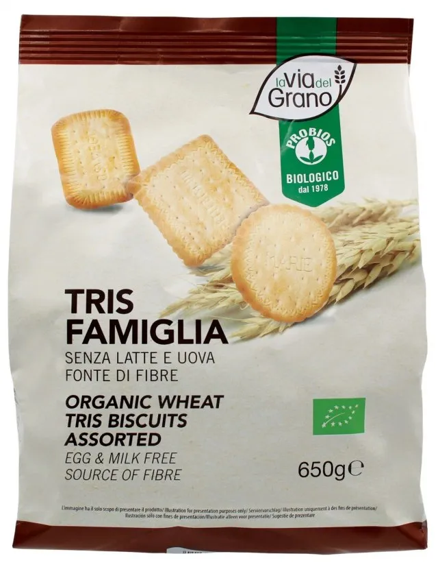 VEGANSKI DRUŽINSKI PŠENIČNI PIŠKOTI BIO 650g | 6363 | Prehrana | EKO Spletna Trgovina Živa