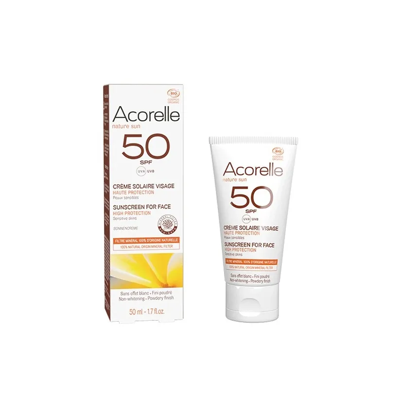 Obarvana SONČNA KREMA ZA OBRAZ SPF50 50ml | 6390 | Kozmetika |  EKO Spletna Trgovina Živa