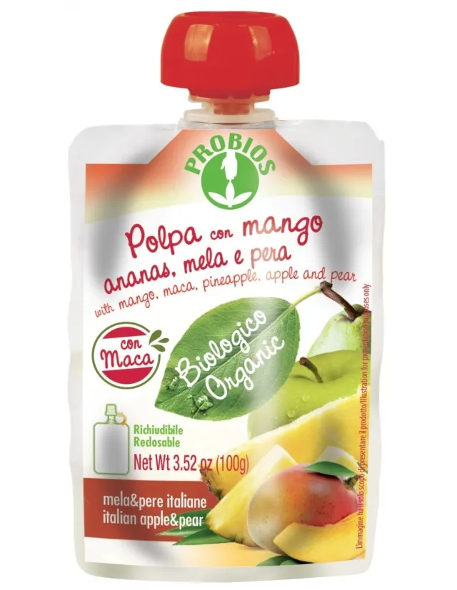 SADNA KAŠA HRUŠKA/ANANAS/BANANA Z MACO BIO 100g | 6396 | Prehrana | EKO Spletna Trgovina Živa