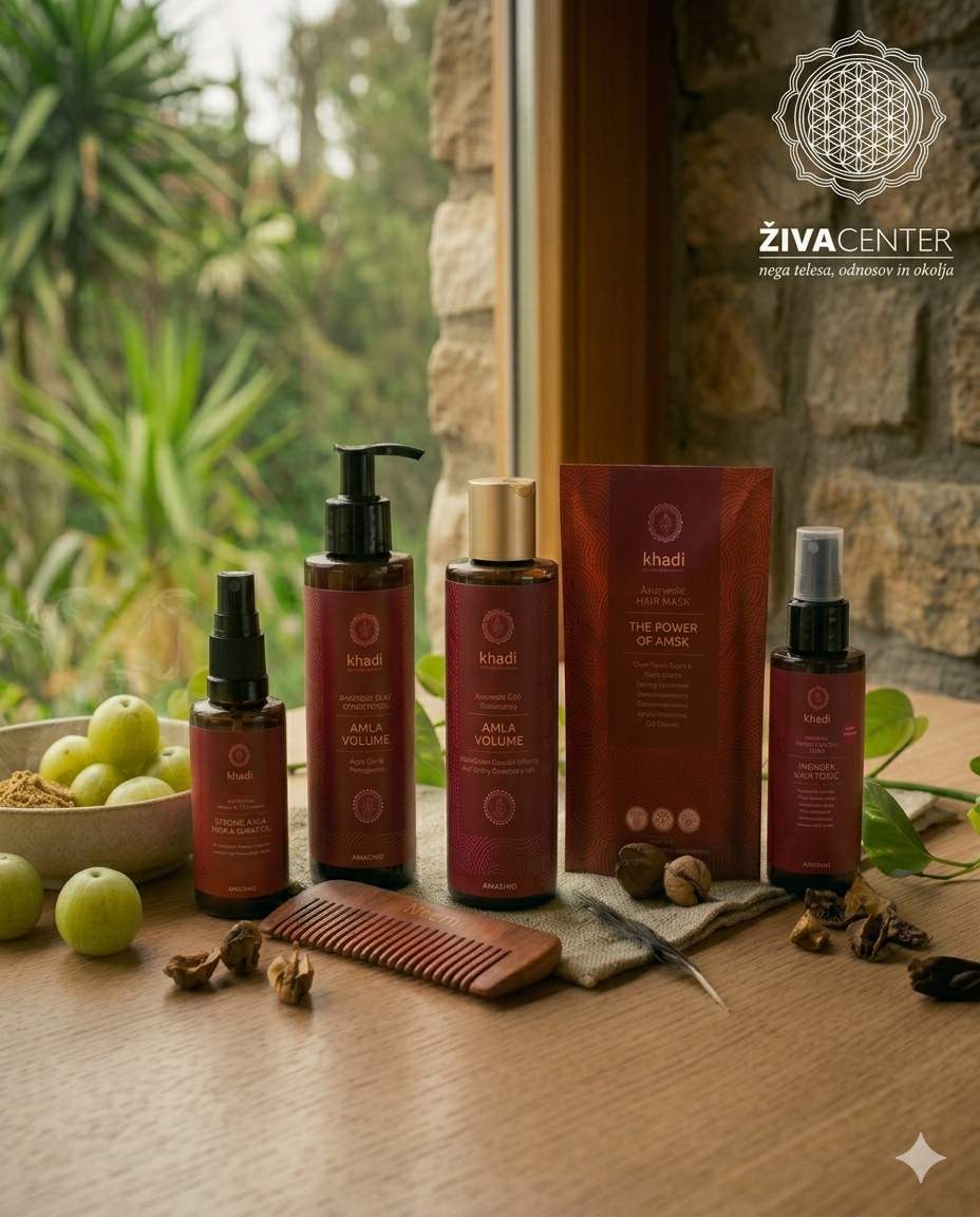 Paket proti izpadanju in tanjšanju las KHADI AMLA VOLUMEN |  | Kozmetika |  EKO Spletna Trgovina Živa