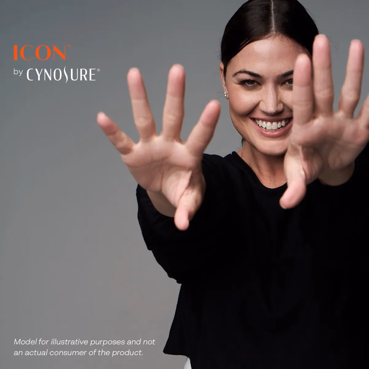 Woman smiling with clear complexion after professional skin treatment